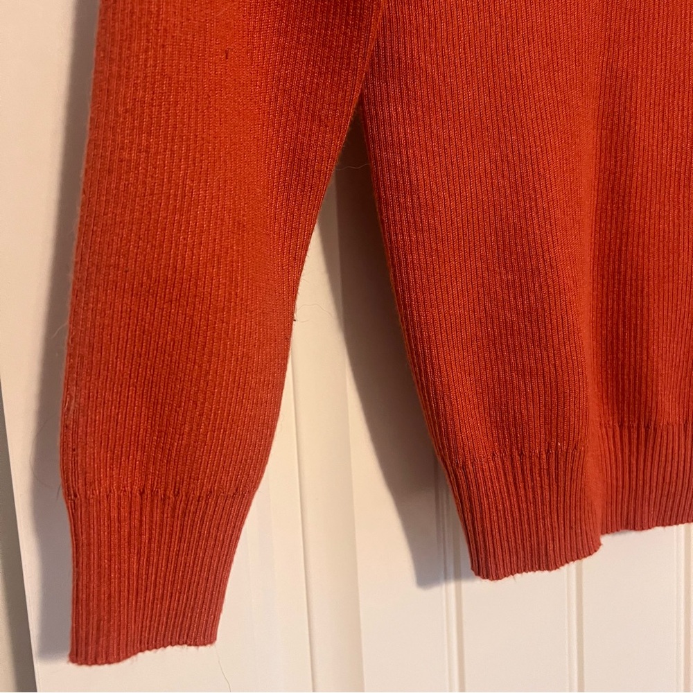 Orange Sweater size M - Picture 5 of 6